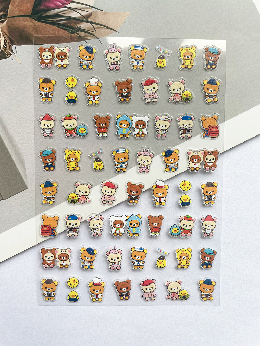 Anime Merchandise Nepal - Kawaii Pvc Mini Friend Rilakkuma Poster