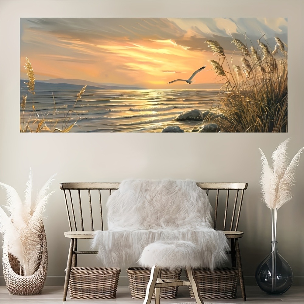Sunset Beach Art canvas printe - Art Print Framed avis et prix