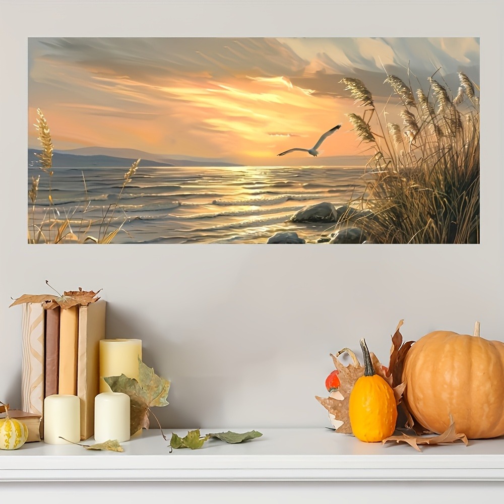 Sunset Beach Art canvas printe - Art Print Framed avis et prix