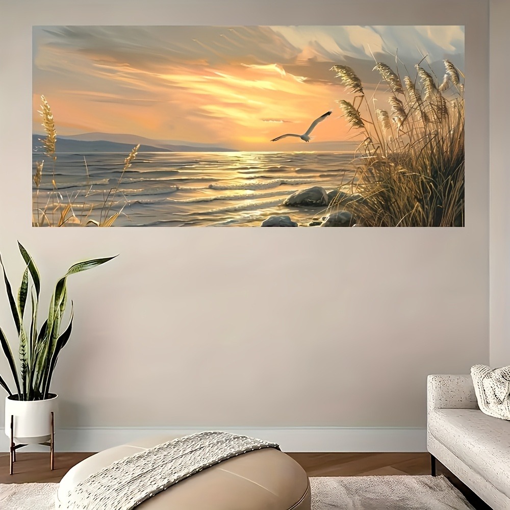 Sunset Beach Art canvas printe - Art Print Framed avis et prix