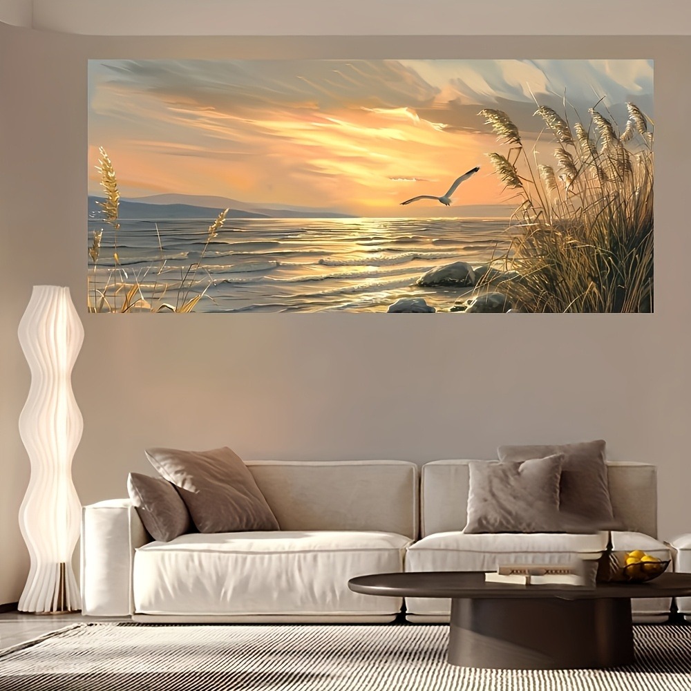 Sunset Beach Art canvas printe - Art Print Framed avis et prix