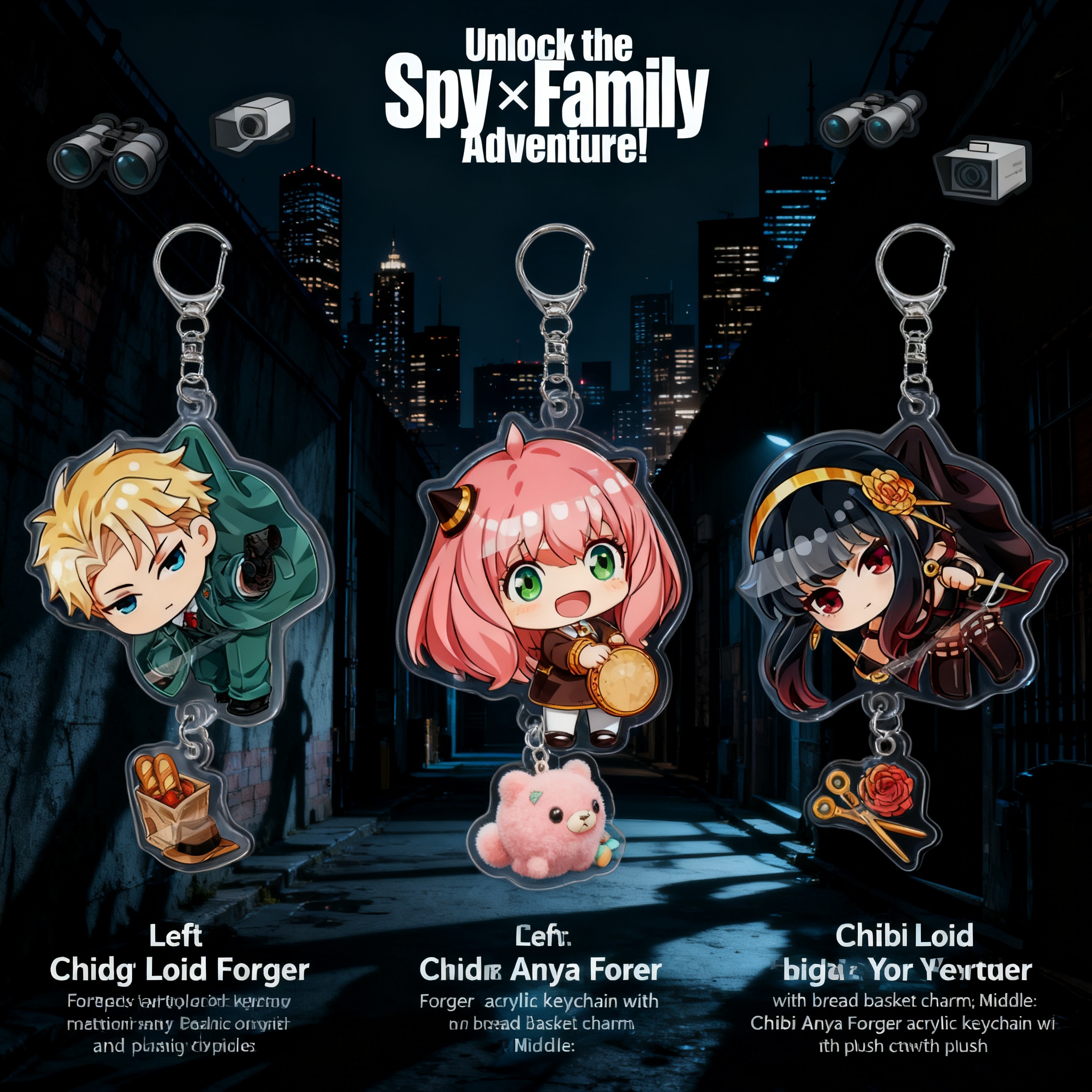 SPY×FAMILY Acrylic Desk Stand  - Anime Merchandise Licensing avis et prix