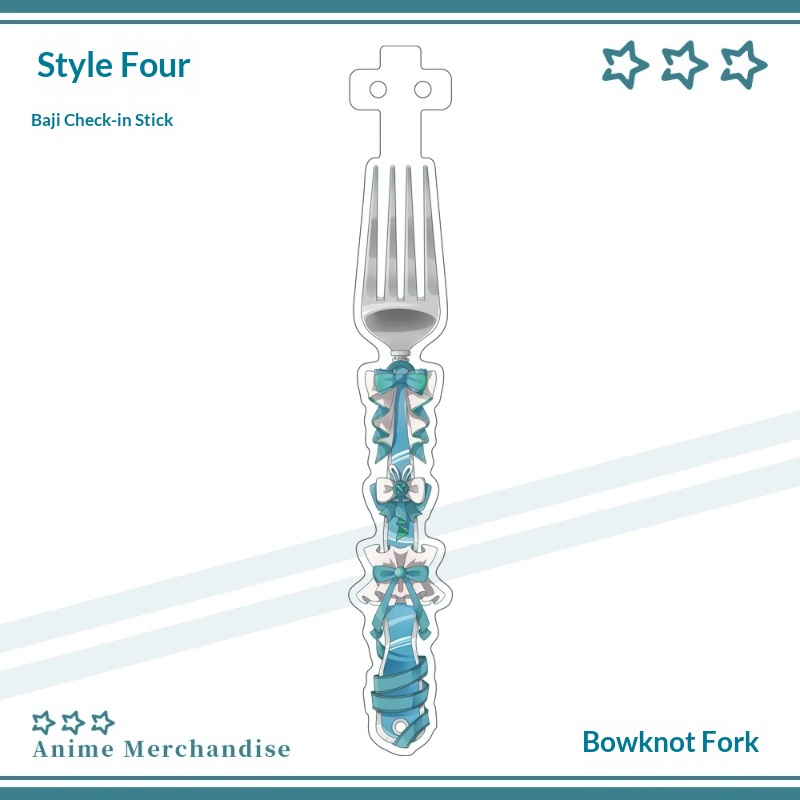 Anime Acrylic Bowknot Fork Sha - Anime Merchandise China avis et prix