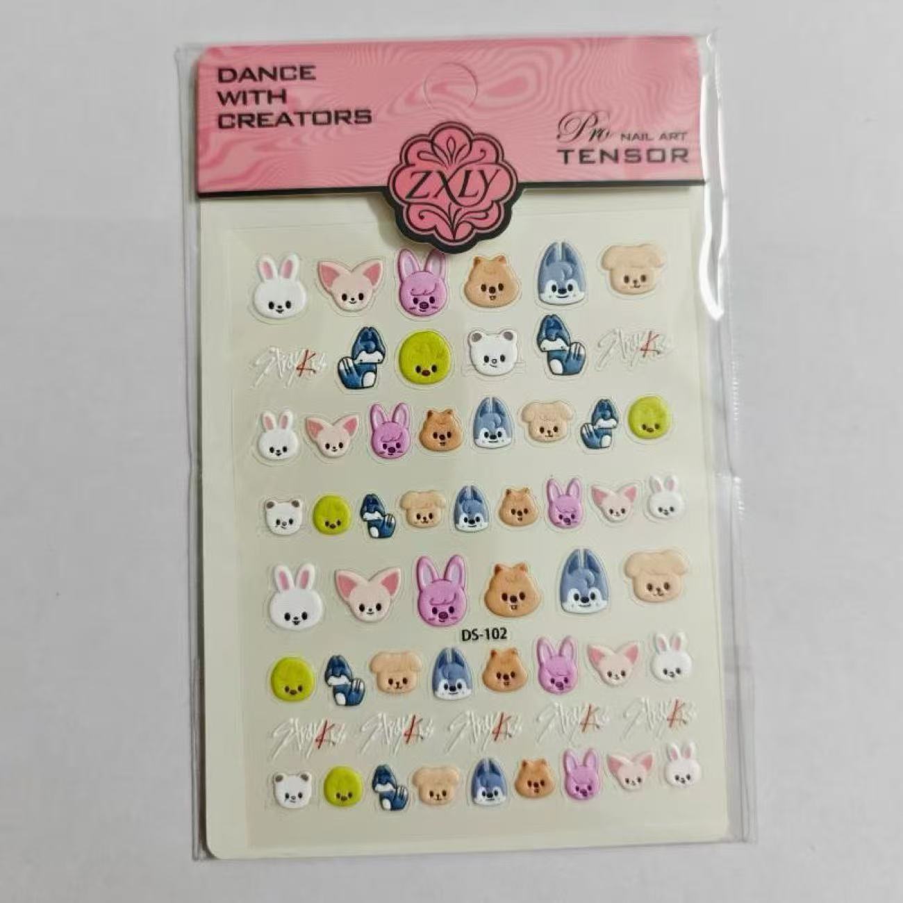 Popular Kpop SKZOO Nail Sticke - Anime Merchandise Nepal avis et prix