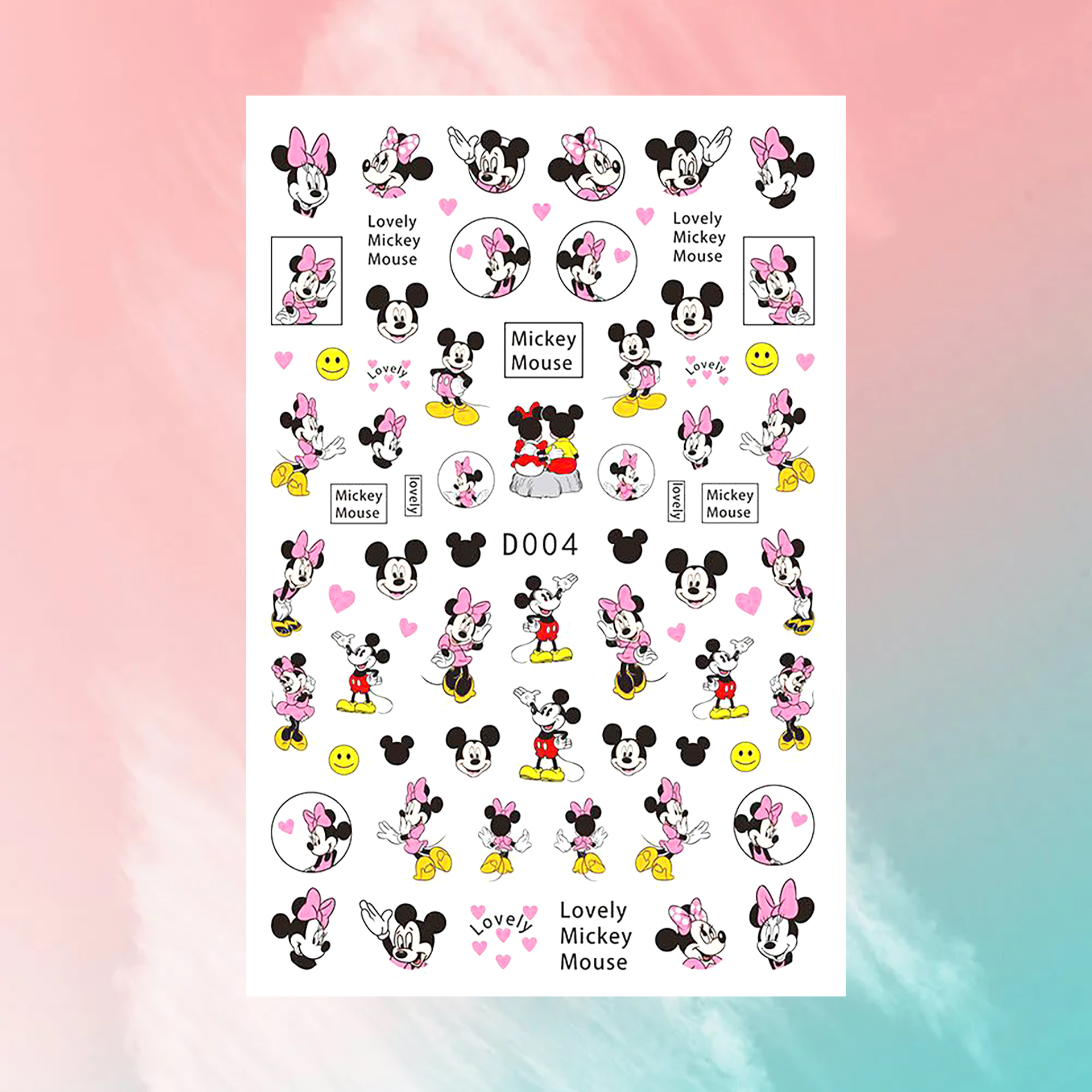 1PCS Disney Cartoon Nail Stick - Anime Merchandise Nepal avis et prix