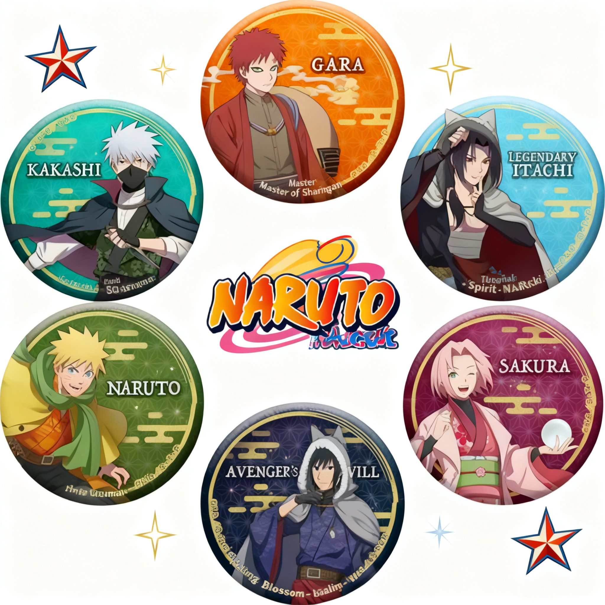 Anime Badge Naruto Cosplay Pin - Anime Merchandise Naruto avis et prix