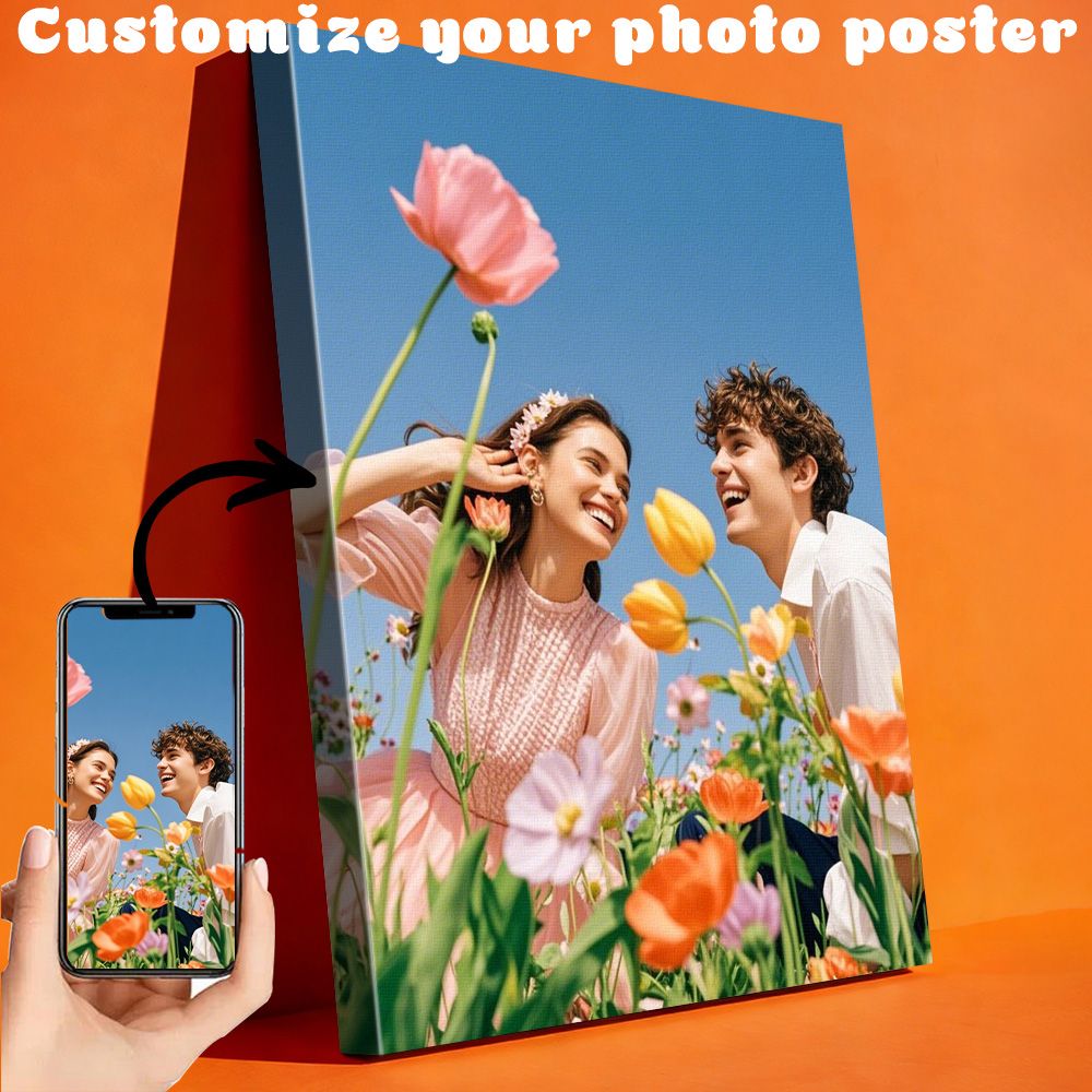 1 customized photo canvas, opt - Art Print Framed avis et prix
