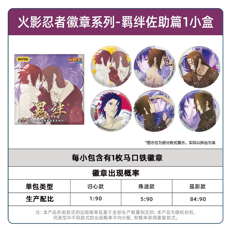 Authentic Kayou Naruto Badge S - Anime Merchandise Licensing avis et prix