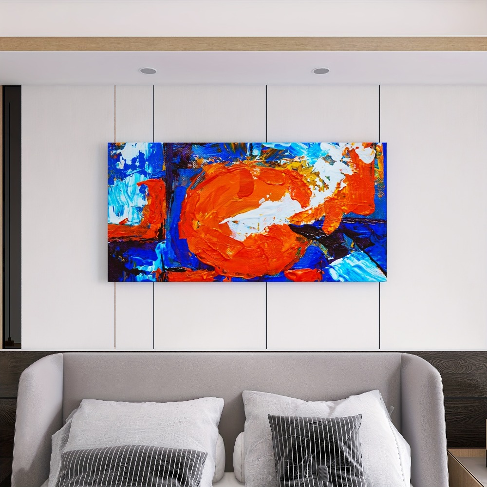 Abstract sun pattern canvas pr - Art Print Framed avis et prix