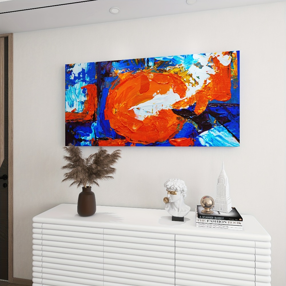 Abstract sun pattern canvas pr - Art Print Framed avis et prix