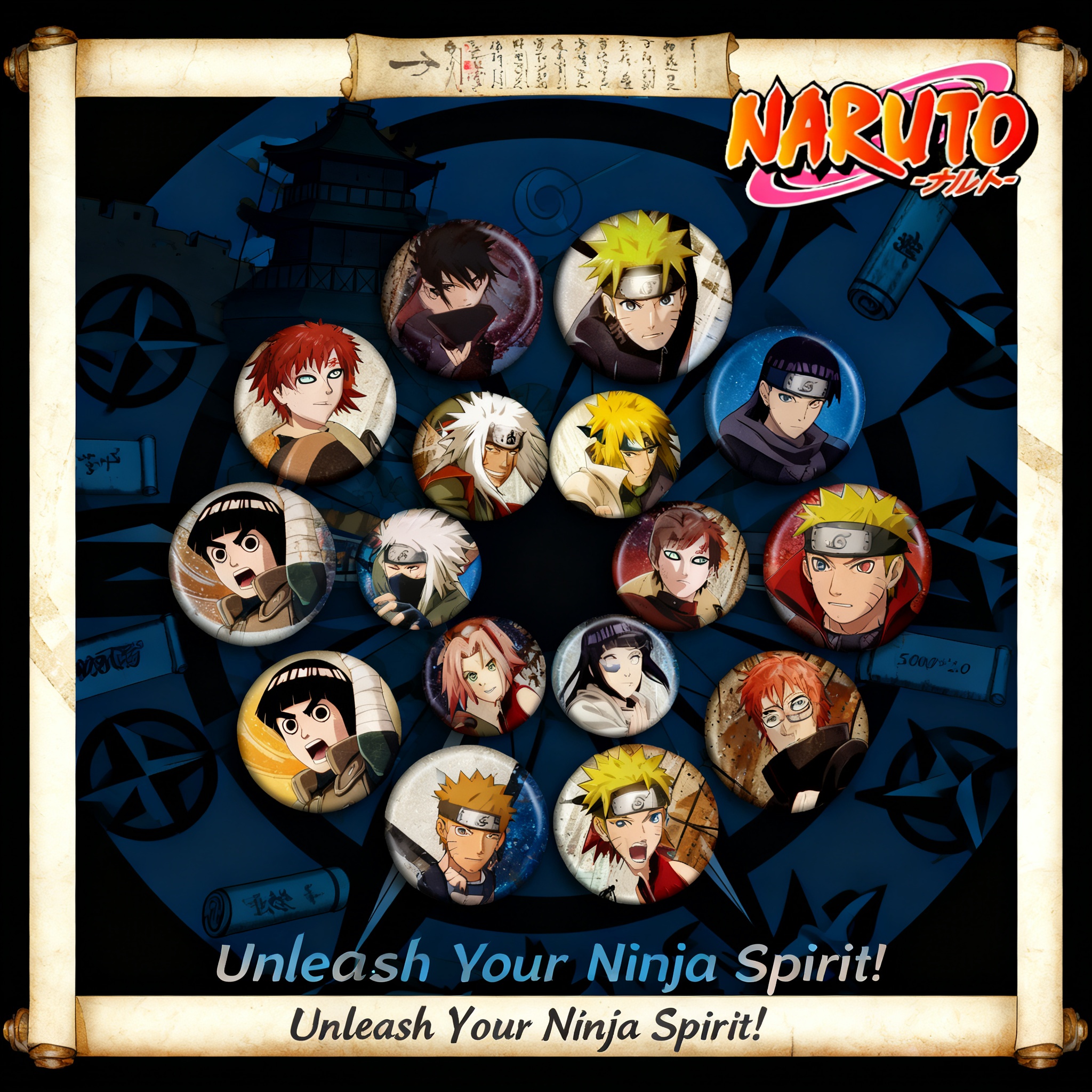 Naruto Anime Badge Pin 58mm Sa - Anime Merchandise Naruto avis et prix