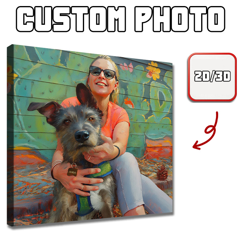 Upload Your Image for Canvas W - Art Print Framed avis et prix