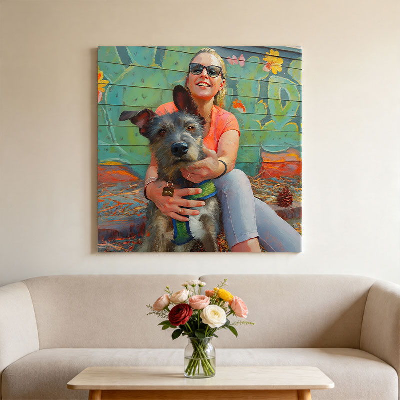 Upload Your Image for Canvas W - Art Print Framed avis et prix
