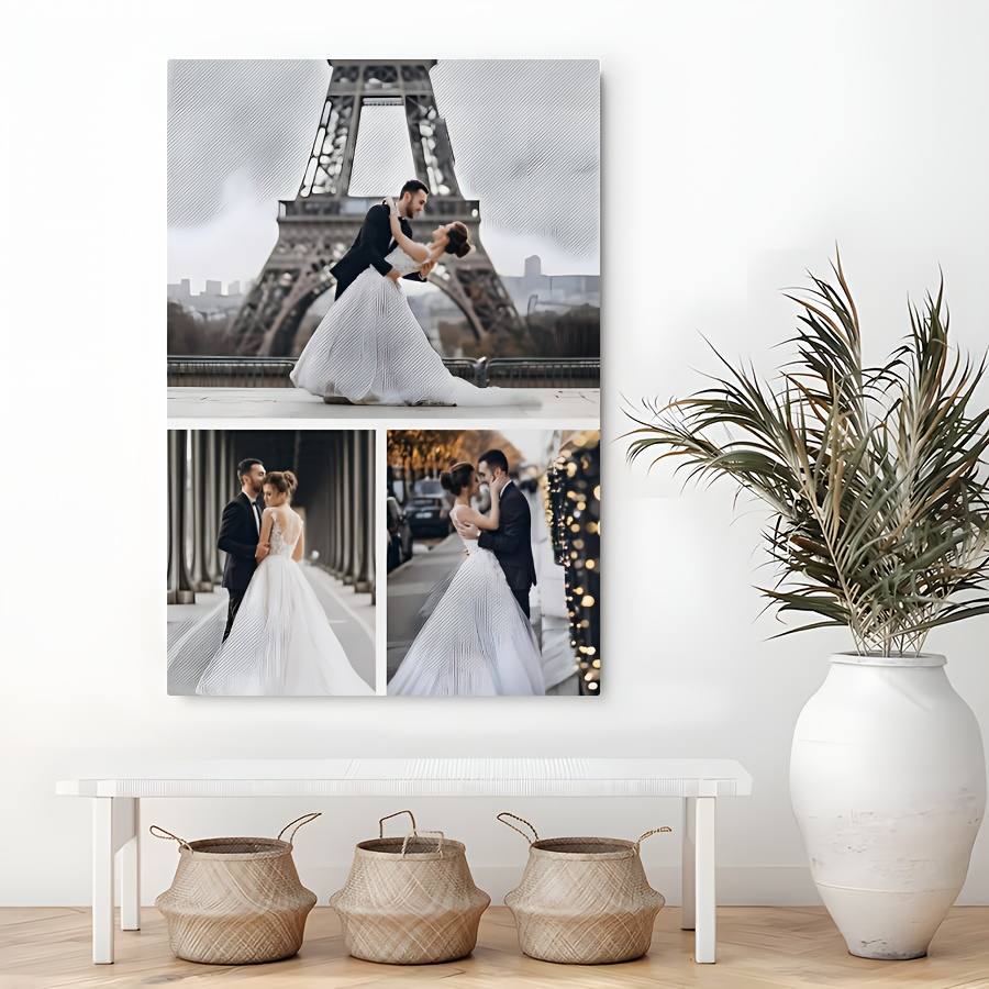 2D flat-1pc Framed Canvas Canv - Art Print Framed avis et prix