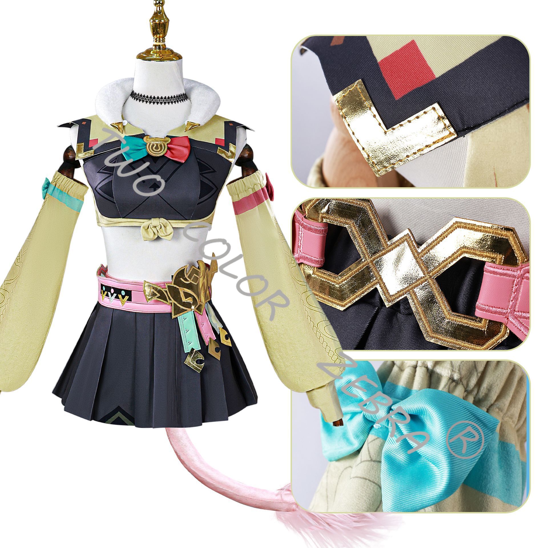 Game Genshin Impact Varesa Cos - Cosplay Wig Colored avis et prix