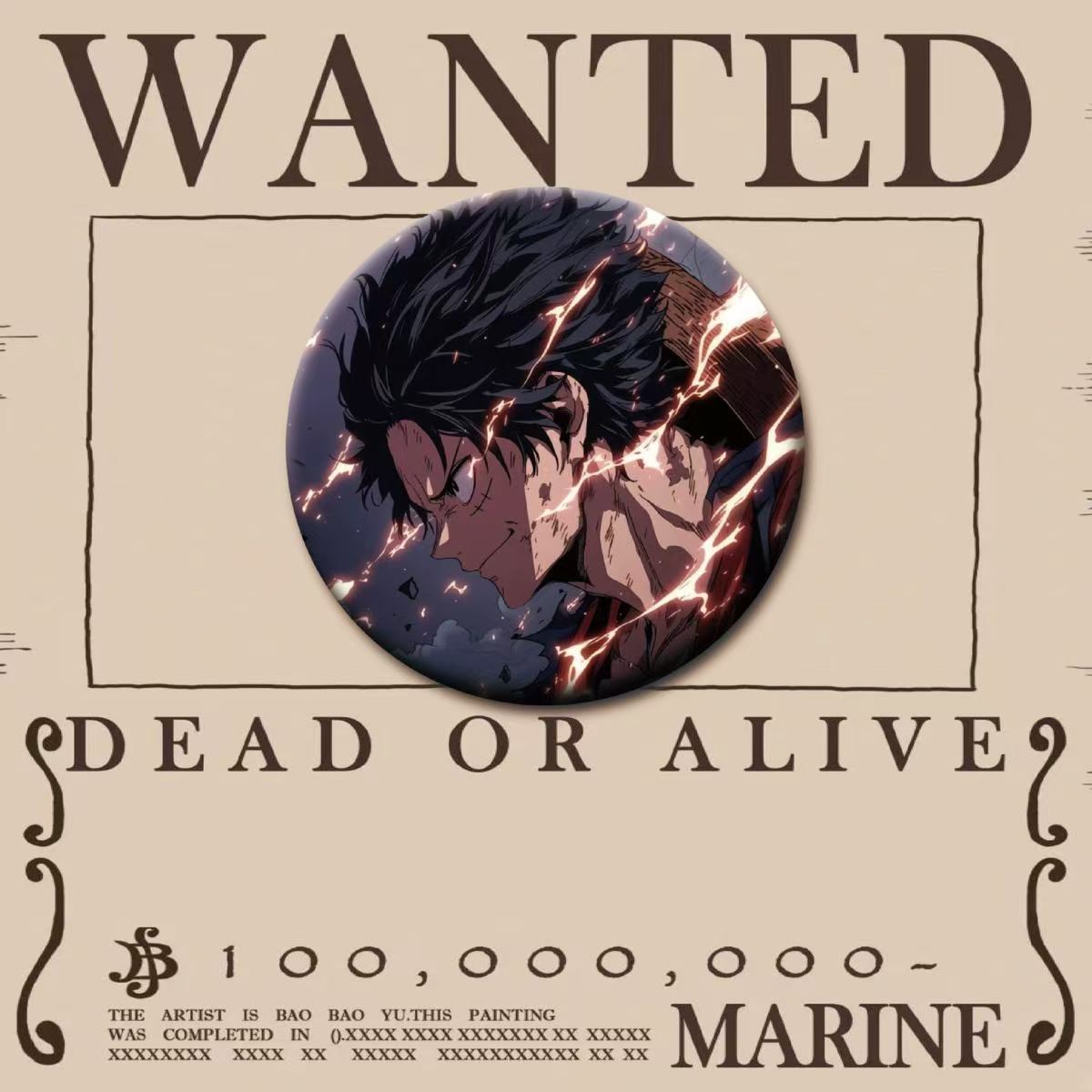 One Piece Badge Luffy Zoro Ace - Anime Expo Merchandise avis et prix