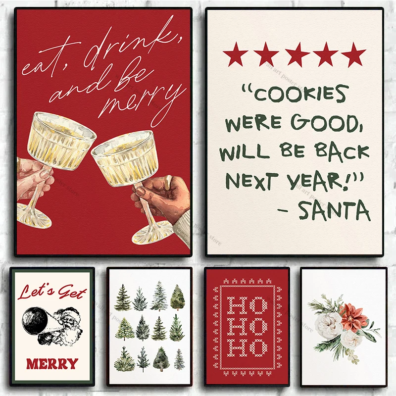 Classic Christmas Prints Poste - Art Print Framed avis et prix
