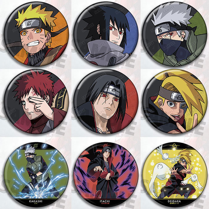 Naruto Anime Badge Pin Set Kak - Anime Merchandise Naruto avis et prix