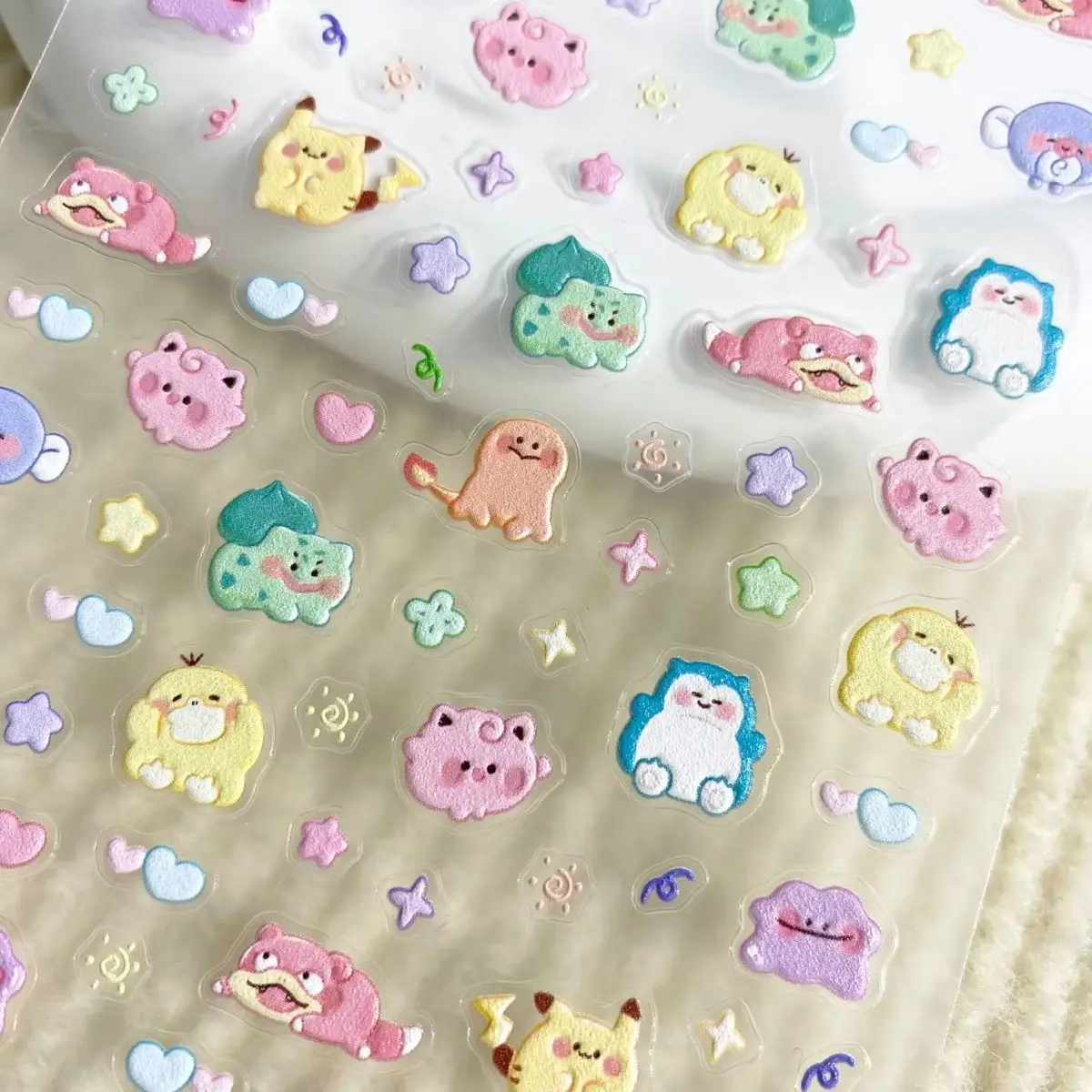 Pokemon Pikachu Nail Stickers  - Anime Merchandise Nepal avis et prix
